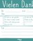 Vielen Dank – Klebezettel