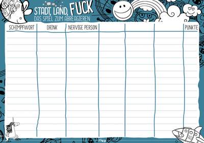 Stadt, Land, FUCK - Das Spiel zum Abreagieren