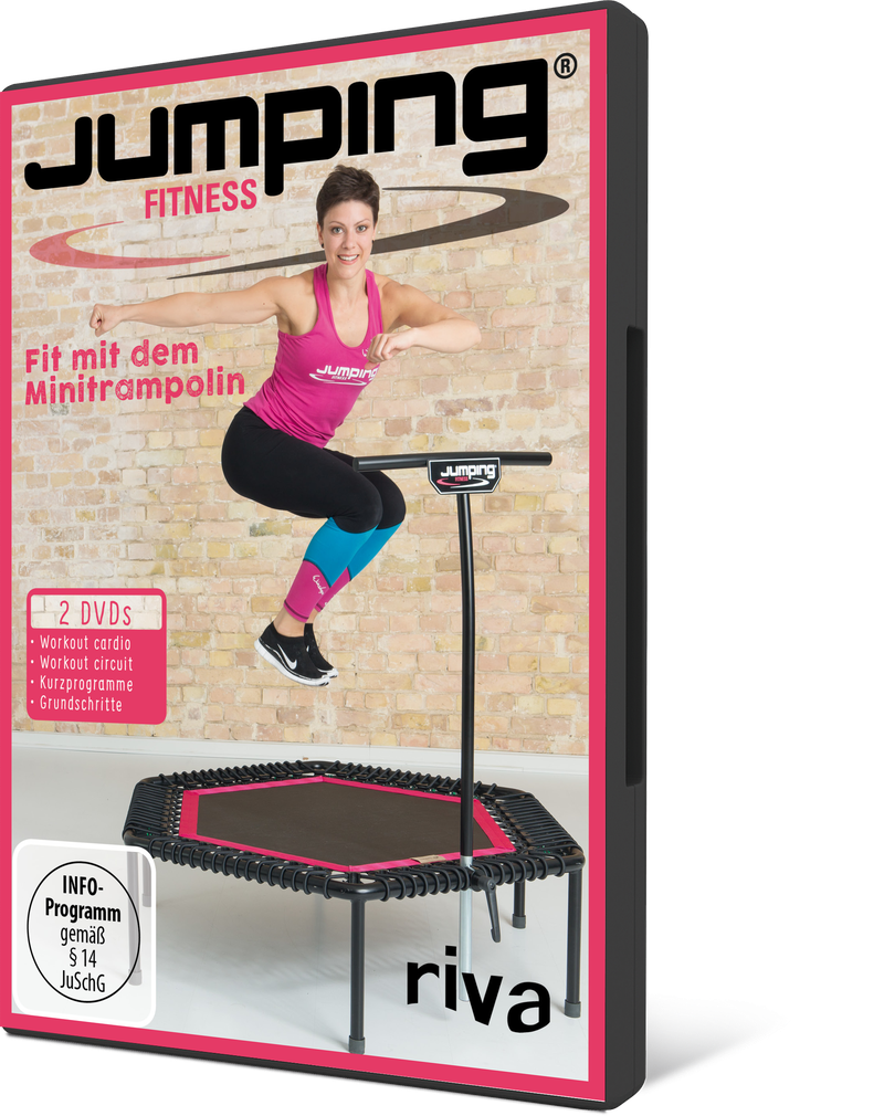 Jumping Fitness Fit mit dem Minitrampolin. 2 DVDs Workout cardio