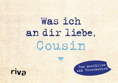 Was ich an dir liebe, Cousin – Miniversion - Zum Ausfüllen und Verschenken