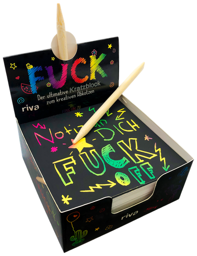 FUCK – Der ultimative Kratzblock zum kreativen Abkotzen