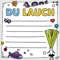 FUCK: Du Lauch – Klebezettel