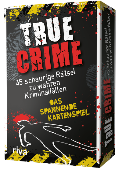 True Crime – 45 schaurige Rätsel zu wahren Kriminalfällen - Das spannende Kartenspiel