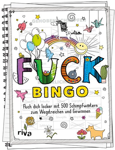 FUCK – Bingo - Fluch dich locker mit 500 Schimpfwörtern zum Wegstreichen und Gewinnen