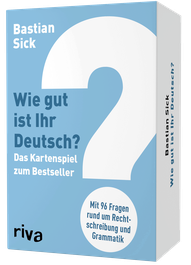 Wie gut ist Ihr Deutsch? – Das Kartenspiel zum Bestseller