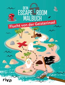 Dein Escape-Room-Malbuch – Flucht von der Geisterinsel