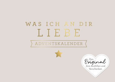 Was ich an dir liebe – Adventskalender