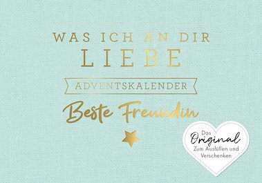 Was ich an dir liebe, beste Freundin – Adventskalender