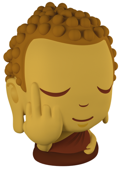 Am Arsch vorbei – der Knautsch-Buddha für mehr Entspannung