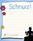 Am Arsch vorbei: Schnurz! – Klebezettel