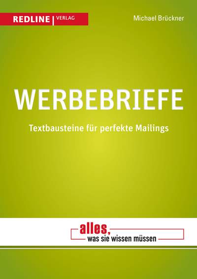 Werbebriefe - Textbausteine für perfekte Mailings