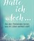 Hätte ich doch …