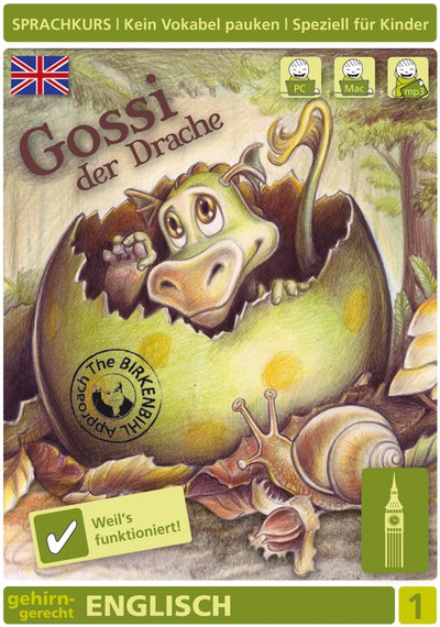 Gossi der Drache, Englisch - für Muttersprache Deutsch