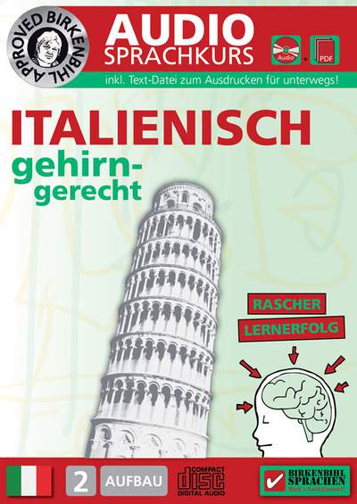 Italienisch gehirn-gerecht, 2 Aufbau, Audio-Kurs