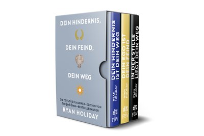 Dein Hindernis, dein Feind, dein Weg – Die Ryan-Holiday-Klassiker-Edition im edlen Schuber - Dein Hindernis ist dein Weg; Dein Ego ist dein Feind; In der Stille liegt dein Weg