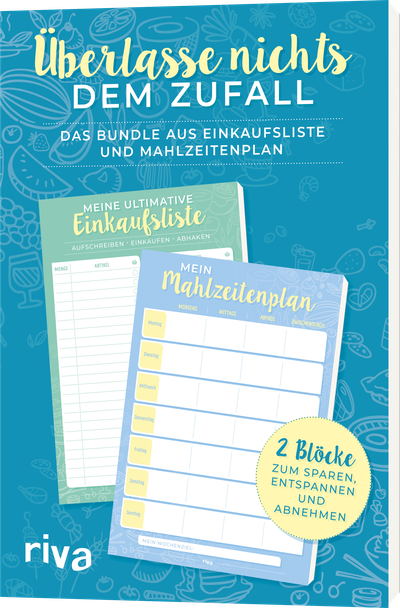 Überlasse nichts dem Zufall - Das Bundle mit Einkaufsliste und Ernährungsplan