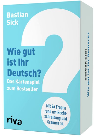 Wie gut ist Ihr Deutsch? – Das Kartenspiel zum Bestseller - Mit 96 Fragen rund um Rechtschreibung und Grammatik