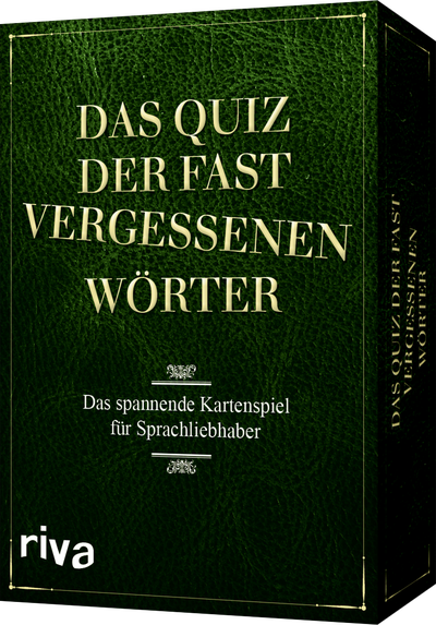 Das Quiz der fast vergessenen Wörter - Das spannende Kartenspiel für Sprachliebhaber