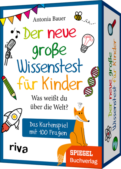 Der neue große Wissenstest für Kinder – Was weißt du über die Welt? - Das Kartenspiel mit 100 Fragen