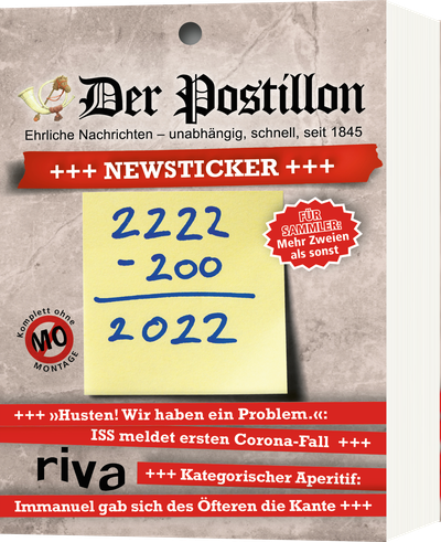 Der Postillon +++ Newsticker +++ 2022 - Tagesabreißkalender