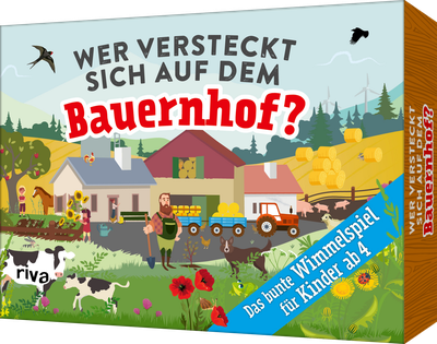 Wer versteckt sich auf dem Bauernhof? - Das bunte Wimmelspiel für Kinder ab 4
