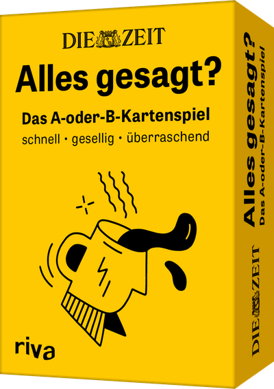 DIE ZEIT »Alles gesagt?« - Das A-oder-B-Kartenspiel