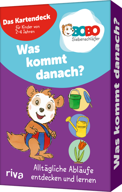 Bobo Siebenschläfer – Was kommt danach? - Alltägliche Abläufe entdecken und lernen – Das Kartendeck für Kinder von 2-4 Jahren