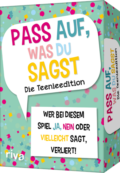 Pass auf, was du sagst – Die Teenieedition - Wer bei diesem Spiel »Ja«, »Nein« oder »Vielleicht« sagt, verliert!