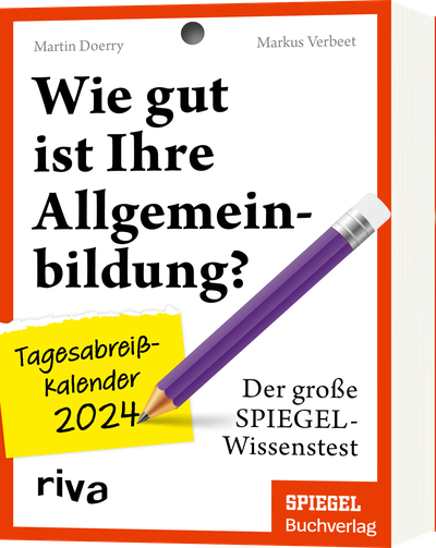 Wie gut ist Ihre Allgemeinbildung? – Tagesabreißkalender 2024