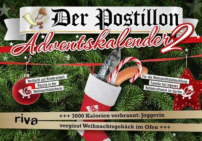 Der Postillon Adventskalender 2 - Lustiges Geschenk für Männer und Frauen zur Weihnachtszeit. Die besten Artikel, Fakten und Newsticker. Für Fans des beliebten Online-Satire-Magazins