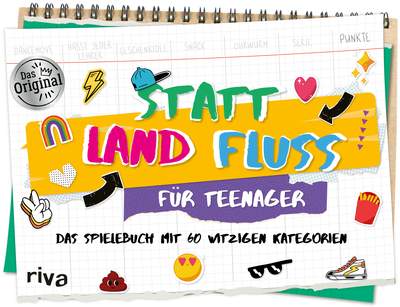 Statt Land Fluss für Teenager - Das Spielebuch mit 60 spaßigen Kategorien ab 14 Jahren