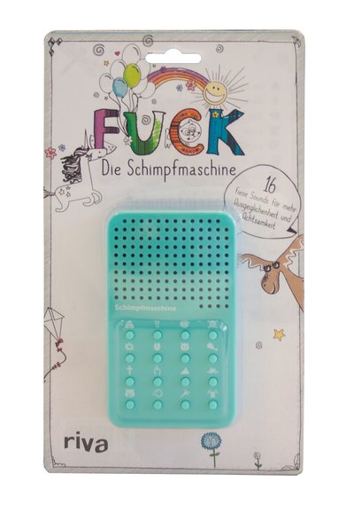 FUCK – die Schimpfmaschine - Soundmaschine, Soundgenerator, Gadget. Das perfekte Geschenk, Wichtelgeschenk, Scherzartikel für Weihnachten, Ostern, Geburtstag und zwischendurch