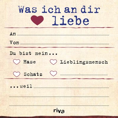 Was ich an dir liebe – Klebezettel