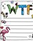 FUCK: WTF – Klebezettel