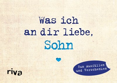 Was ich an dir liebe, Sohn – Miniversion - Zum Ausfüllen und Verschenken