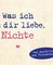 Was ich an dir liebe, Nichte – Miniversion