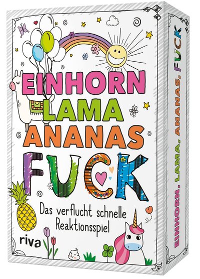 Einhorn, Lama, Ananas, FUCK - Das verflucht schnelle Reaktionsspiel