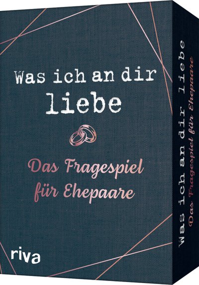 Was ich an dir liebe – Das Fragespiel für Ehepaare - Tiefgründige und unterhaltsame Fragen für eine glückliche Beziehung. Das perfekte Geschenk für Hochzeiten und Jahrestage