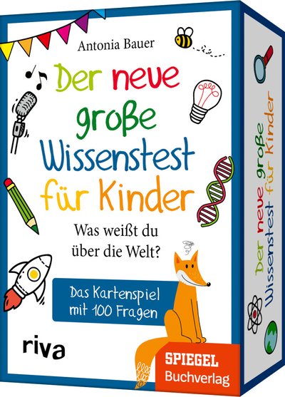 Der neue große Wissenstest für Kinder – Was weißt du über die Welt? - Das Kartenspiel mit 100 Fragen
