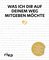 Was ich dir auf deinem Weg mitgeben möchte