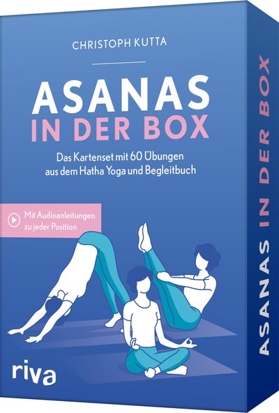 Asanas in der Box - Das Kartenset mit 60 Übungen aus dem Hatha Yoga und Begleitbuch. Mit Audioanleitungen zu jeder Position