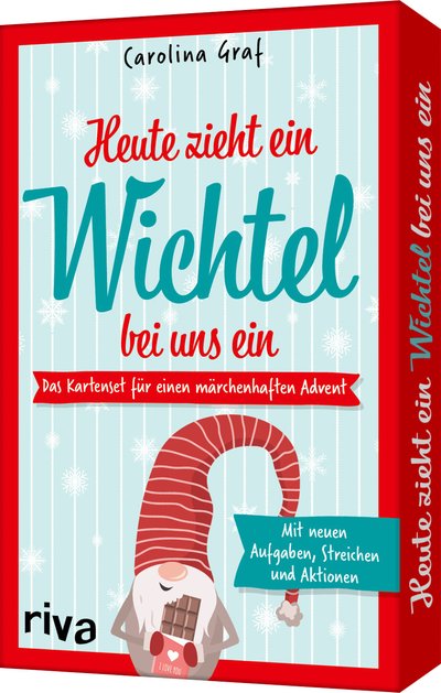 Heute zieht ein Wichtel bei uns ein - Das Kartendeck für einen märchenhaften Advent – Mit neuen Aufgaben, Streichen und Aktionen. Mit Anleitungen für Eltern und Wichtelbriefen