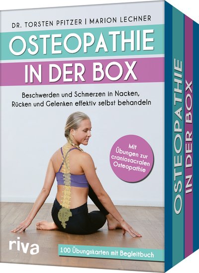 Osteopathie in der Box - Beschwerden und Schmerzen in Nacken, Rücken und Gelenken effektiv selbst behandeln. Mit Übungen zur craniosacralen Osteopathie. 100 Karten mit Begleitbuch