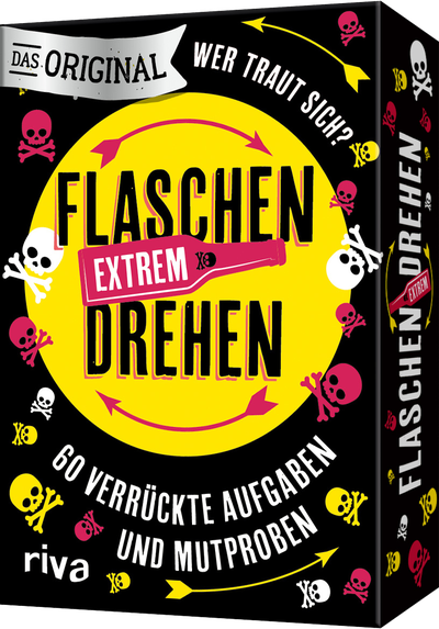 Flaschendrehen – Extrem - 60 verrückte Aufgaben und Mutproben. | Das Original. Der Spieleklassiker ab 18 Jahren – tolles Geschenk zum Geburtstag, Valentinstag, Weihnachten, Wichteln