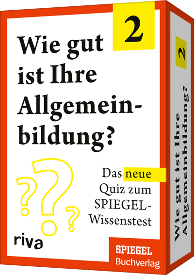 Wie gut ist Ihre Allgemeinbildung? 2 - Das neue Quiz zum SPIEGEL-Wissenstest