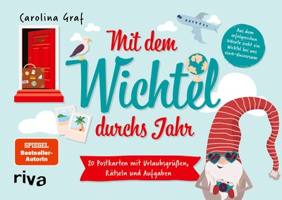 Mit dem Wichtel durchs Jahr - 20 Postkarten mit Urlaubsgrüßen, Rätseln und Aufgaben. Wichtel-Spaß das ganze Jahr. Mit Spielen, Aktionen und Mikroabenteuern für alle Jahreszeiten