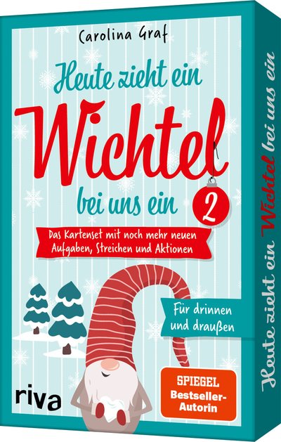 Heute zieht ein Wichtel bei uns ein 2 - Das Kartenset mit noch mehr neuen Aufgaben, Streichen und Aktionen für drinnen und draußen. Familien-Spaß für Advent und Weihnachten