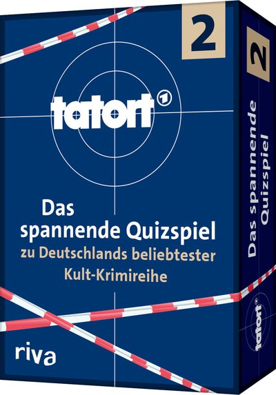 Tatort 2 – Das neue spannende Quizspiel zu Deutschlands beliebtester Kult-Krimireihe - Das perfekte Geschenk für alle Tatort-Fans im handlichen Kartenformat. Teste dein Fan-Wissen