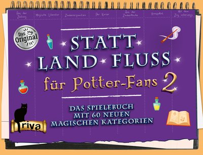Statt Land Fluss für Potter-Fans 2 - Das Spielebuch mit 60 neuen magischen Kategorien. Teil 2 der zauberhaften Stadt-Land-Fluss-Variante. Perfektes Geschenk für Harry-Potter- Fans