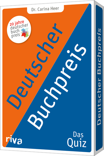 Deutscher Buchpreis – Das Quiz - Zum 20-jährigen Jubiläum des Romans des Jahres. Kartenspiel mit über 140 Fragen und Antworten. Geschenk für alle Buchliebhaber und Literaturfreunde